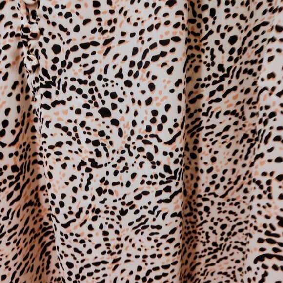 Animal Print Cynthia Rowley 1X blouse - Picture 3 of 6